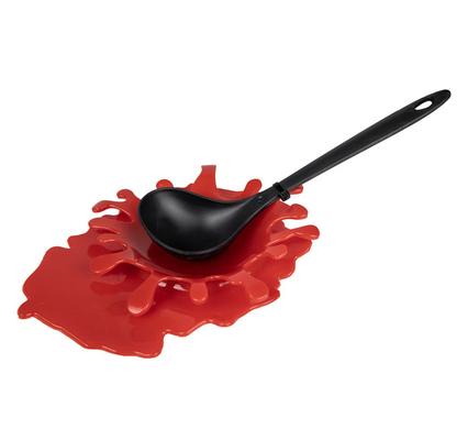 Kitchen-gadget ladle rest