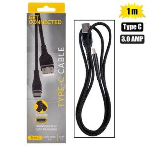 Usb cable type c 3.0 amp 1m