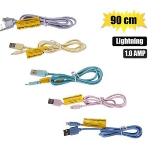 Usb cable lightning 1.0 amp bulk 90cm