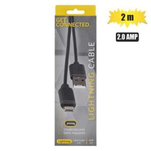 Usb cable lightning 2.0 amp 2m