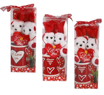 Mug occasions love w/twin bears