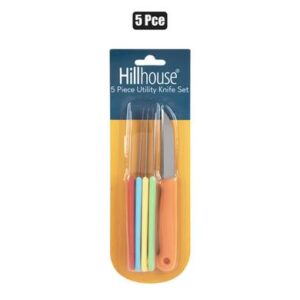 Knife-set 5pc utility colours hillhouse