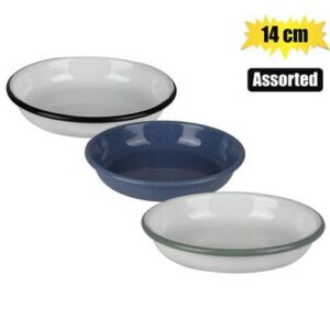 Plate enamel 14cm pasta