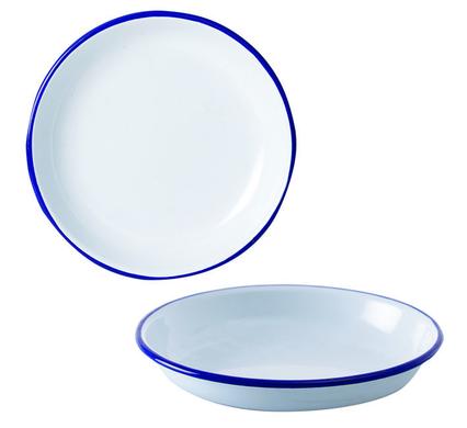 Plate enamel 18cm pasta