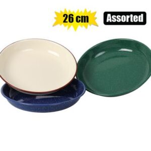 Plate enamel 26cm pasta