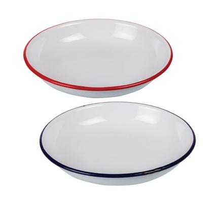 Plate enamel 20cm pasta