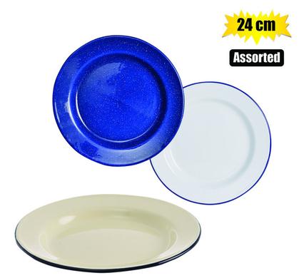 Plate enamel 24cm dinner