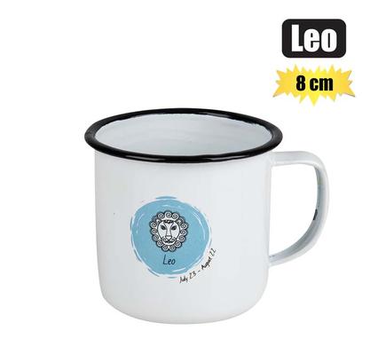 Mug enamel horoscope leo 8cm