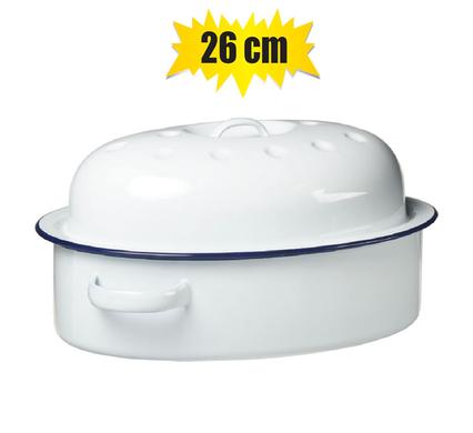 Roaster enamel 1st-grade oval 26cm
