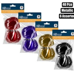 Baking-cup foil muffin 40pce hillhouse