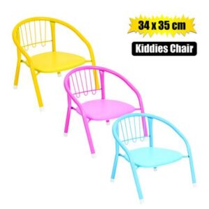 Chair kiddies metal w/armrest 35x34cm