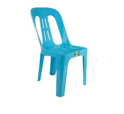 Chair kiddies no armrest - blue