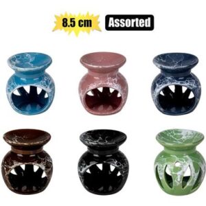 Oil-burner ceramic 8.5cm asstd