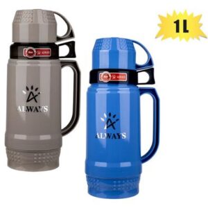 Vacuum-flask 1.0l 2xcup plastic body