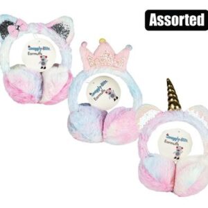 Winter earband plush asstd