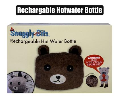 Hotwater bottle rechargeable w/cover