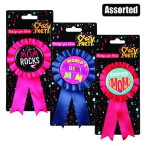 Party badge worlds best mom
