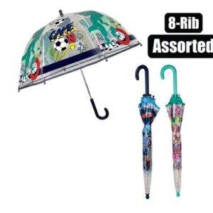 Umbrella kiddies 8-rib 4-asstd