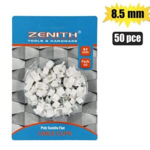 Cable-clips p/sadle flat 8.5mm 50x znth