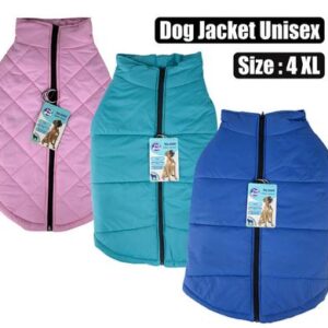 Pet dog jacket with zip unisex-4xl