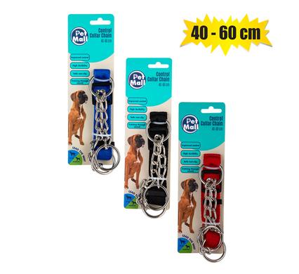 Pet dog collar control chain 40-60cm