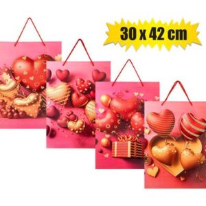 Gift-bag paper jmb 30x42cm love