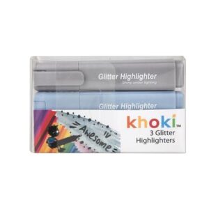 Art+craft glitter highlighter 3pc