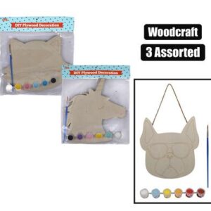 Art+craft paint your own wood craft