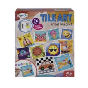 Art+craft paint ceramic tile magnets