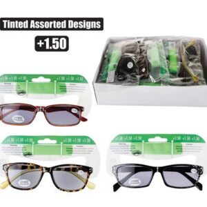 Reading glass tinted asst strenght:+1.5