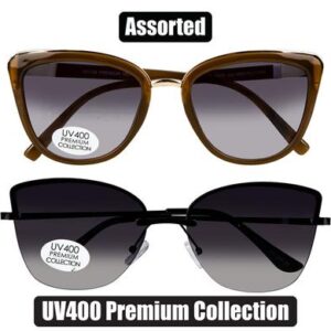 Sunglass pre/lds metal cateye