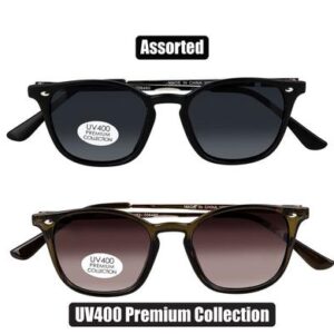 Sunglass pre/unisex detailed wayfarer