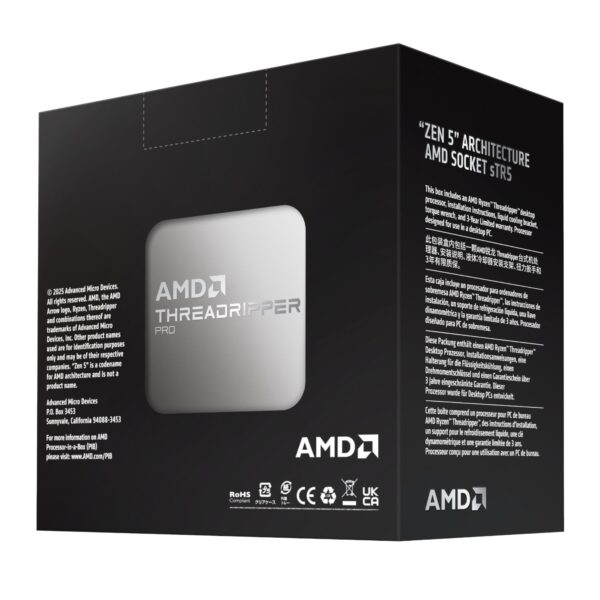 AMD Ryzen Threadripper Pro 9995WX 96-Core 2.5GHz CPU - Image 4