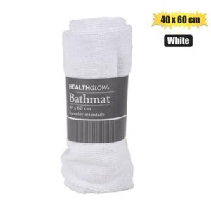 Bathmat towel 40x60cm white
