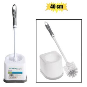 Toilet brush w/stand pl 40cm