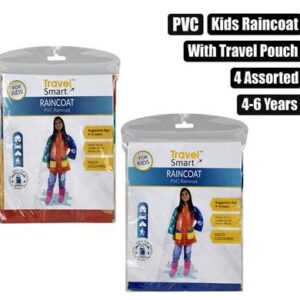 Raincoat kids pvc size 4-6 multi color