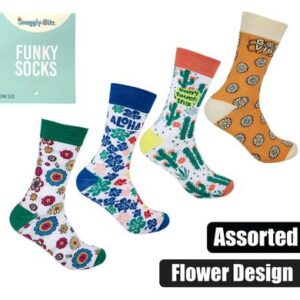 Socks unisex floral designs