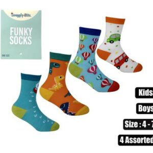 Socks kids boys size 4-7 (15cm)