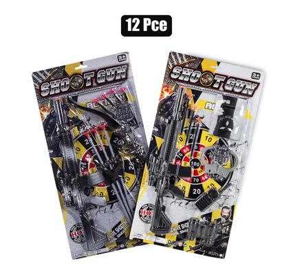 Gun rifle suction dart set