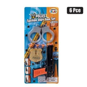 Gun hand suction dart cuff set 28cm 6pc