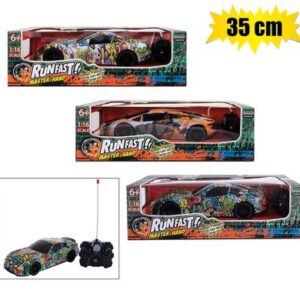Battery operated rc racer graffiti 35cm