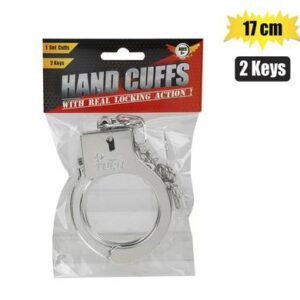 Playset hand cuffs pl w/ 2 keys 17cm