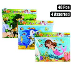 Puzzle jigsaw educational asstd 48pc