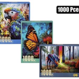 Puzzle jigsaw assorted 1000pc