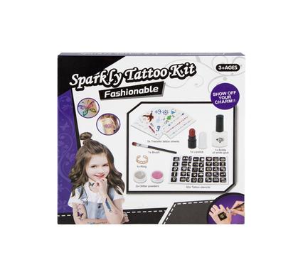 Playset beauty sparkly tattoo kit