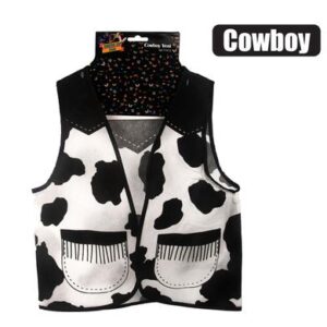 Dress up vest cowboy