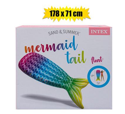 Intex lounger 178x71cm mermaid tail