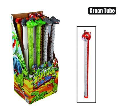 Novelty tube animal groan tube plastic