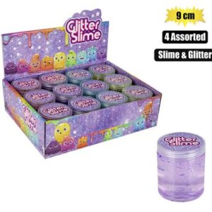 Novelty slime w/glitter 9cm