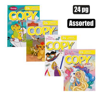 Book copy colour disney 24p asstd